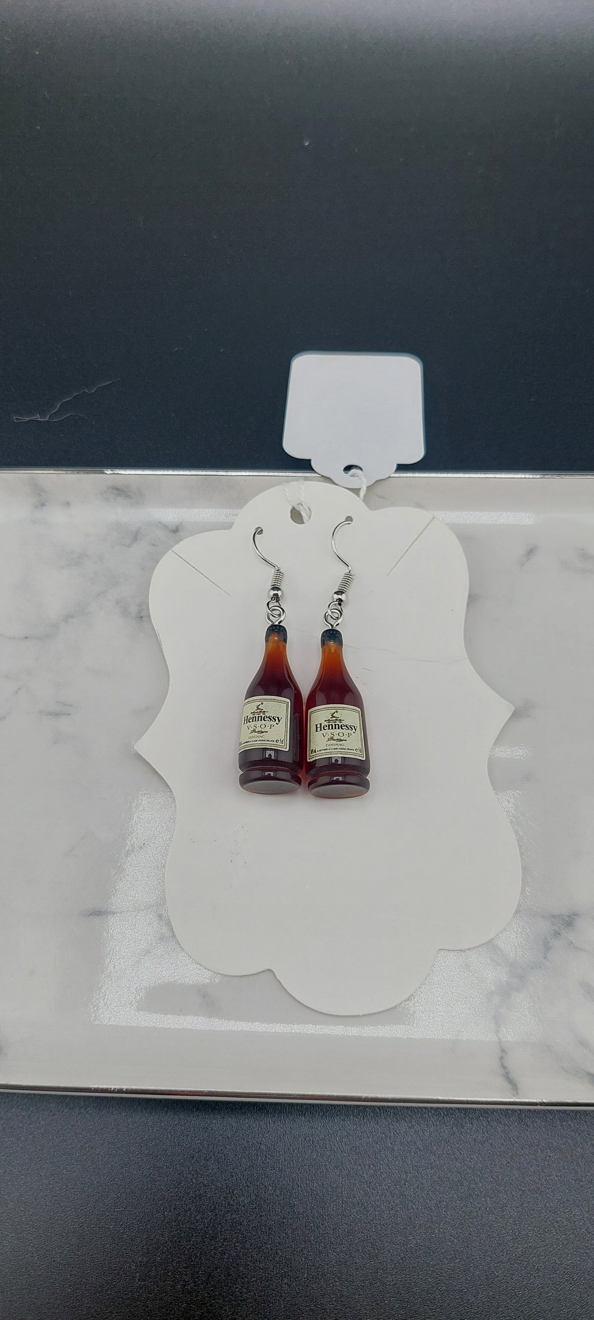 Handcrafted Hennessey earrings. great for any outing ,a night out with the girls. Cute great quality earrings waiting just for you by jade couture.