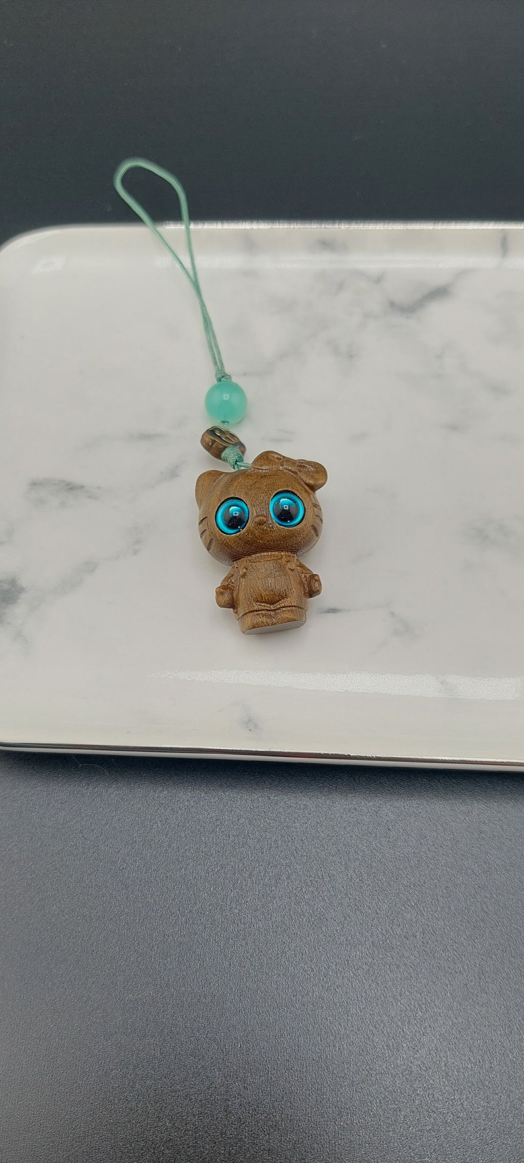 hello kitty wooden phone / bag charm
