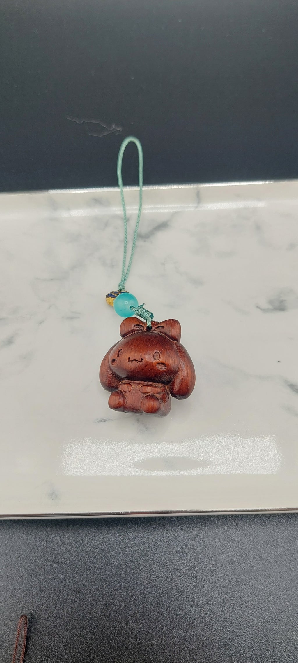 cinnamon roll phone or bag charm