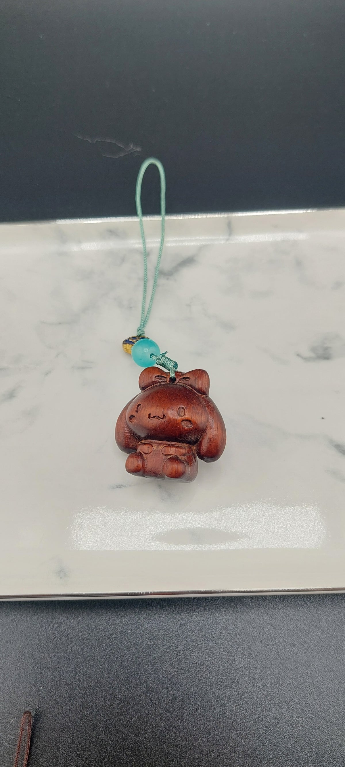 cinnamon roll phone or bag charm