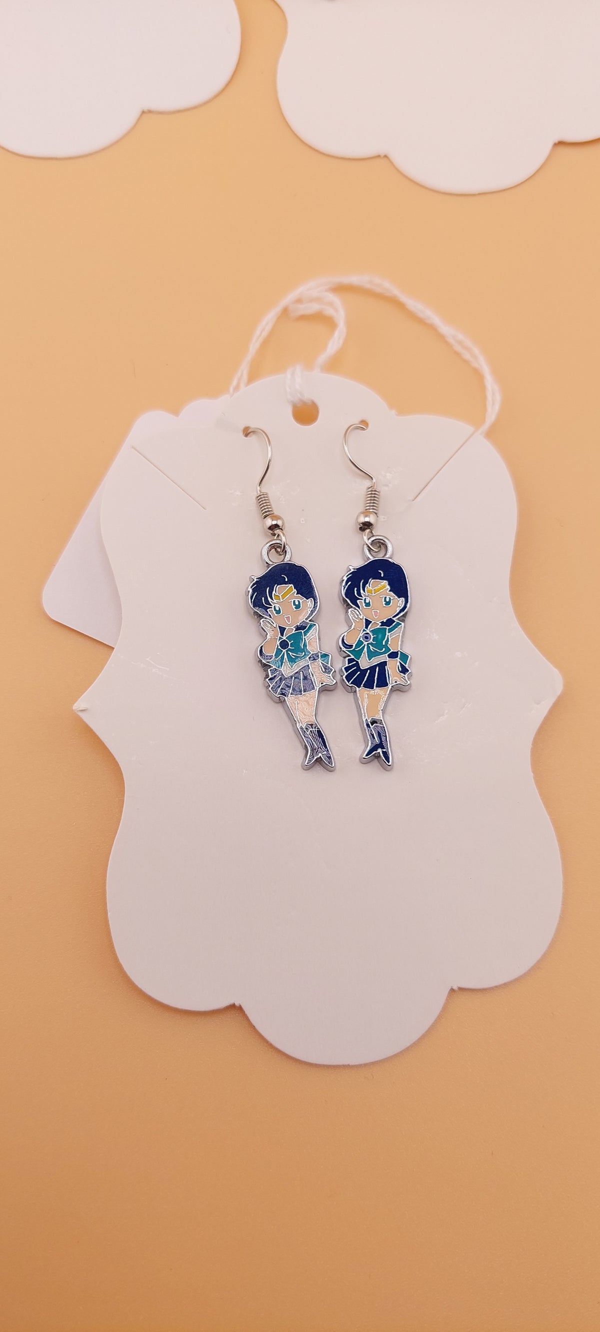 Sailor Moon themed earrings - lightweight anime accessories