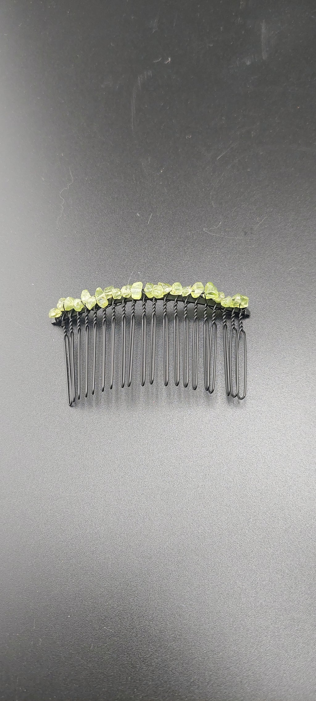 Black hair clips - sleek hair accessories by Jade Couture